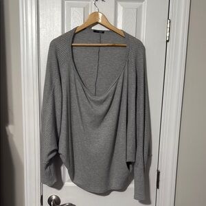 Fashion Nova Light Gray Knit Sweater